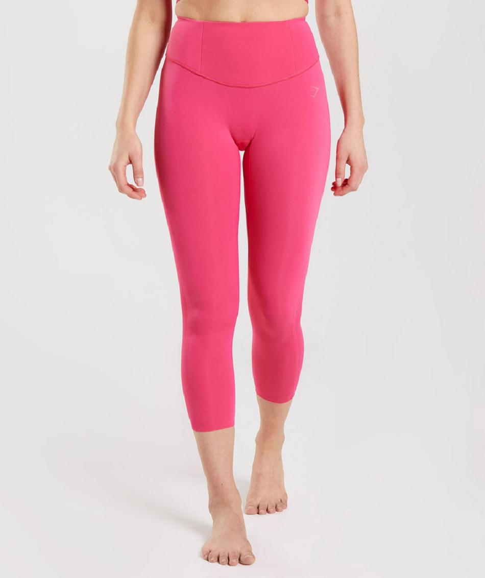 Leggins Gymshark Studio 7/8 Mujer Rosas | CO 2882DFM